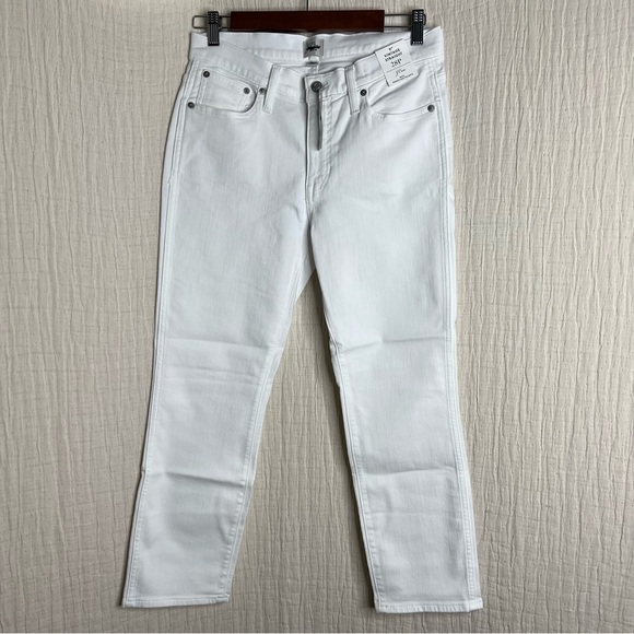 J. Crew 9" vintage straight jean in white size 28P - Picture 5 of 10